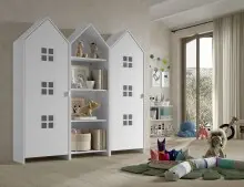 Kleiderschrank >CASAMI BRUGES< in Korpus Weiß...