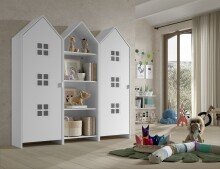 Kleiderschrank >CASAMI BRUGES< in Korpus Weiß...