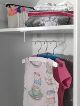 Kleiderschrank >CASAMI BRUGES< in Korpus Weiß / Front Weiß u. Weiß, MDF
