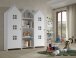 Kleiderschrank >CASAMI BRUGES< in Korpus Weiß / Front Weiß u. Weiß, MDF