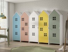Kleiderschrank >CASAMI BRUGES< in Korpus Weiß...