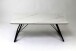 Couchtisch >2156-19< in Hellgrau, Gestell Schwarz - 110x42x60cm (BxHxT)