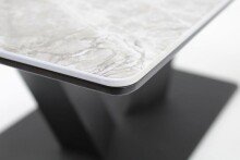 Couchtisch >2157-23< in dunkelgrau, Gestell Metall - 110x42x60cm (BxHxT)