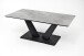 Couchtisch >2157-23< in dunkelgrau, Gestell Metall - 110x42x60cm (BxHxT)