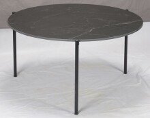 Couchtisch >2164-05< in schwarz, Mgestell Metall -...