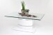 Couchtisch >5033-11< in Glas, MDF - 100x42x60cm (BxHxT)