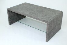 Couchtisch >5050-30< in Stein Optik, MDF - 110x42x60cm (BxHxT)