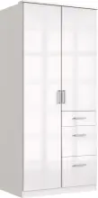 Drehtürenschrank >Clack< in HOCHGLANZ LACK...