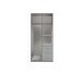 Drehtürenschrank >Clack< in HOCHGLANZ LACK WEISS - 91x199x58cm (BxHxT)