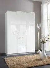 Drehtürenschrank >Clack< in HOCHGLANZ LACK...