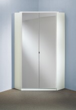 Eckkleiderschrank >Clack< Korpus weiss mit...