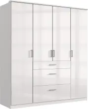 Drehtürenschrank >Clack< in HOCHGLANZ LACK...