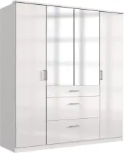 Drehtürenschrank >Clack< in HOCHGLANZ LACK...
