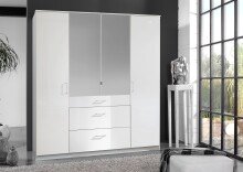 Drehtürenschrank >Clack< in HOCHGLANZ LACK...