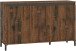 Sideboard >GENIO industrial< in Eiche, Holzwerkstoff - 138x84x40cm (BxHxT)
