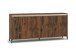 Sideboard >GENIO industrial< in Eiche, Holzwerkstoff - 184x84x40cm (BxHxT)