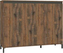 Highboard >GENIO industrial< in Eiche,...