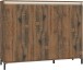 Highboard >GENIO industrial< in Eiche, Holzwerkstoff - 138x110x40cm (BxHxT)