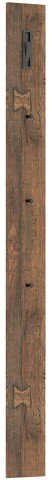 Garderobenpaneel >GENIO industrial< in Eiche, Holzwerkstoff - 15x170x6cm (BxHxT)