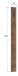 Garderobenpaneel >GENIO industrial< in Eiche, Holzwerkstoff - 15x170x6cm (BxHxT)