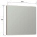 Wandspiegel >GENIO industrial< in Eiche - 80x65x2 (BxHxT)