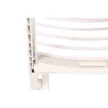Klappstuhl >Birki< in weiß, Kunststoff - 46x78x41cm (BxHxT)