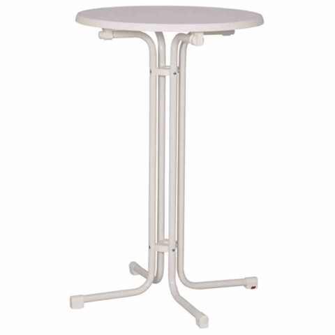 Stehtisch >MFG Stehtische< in weiß, Stahl - 85x110x85x85cm (BxHxTxD)