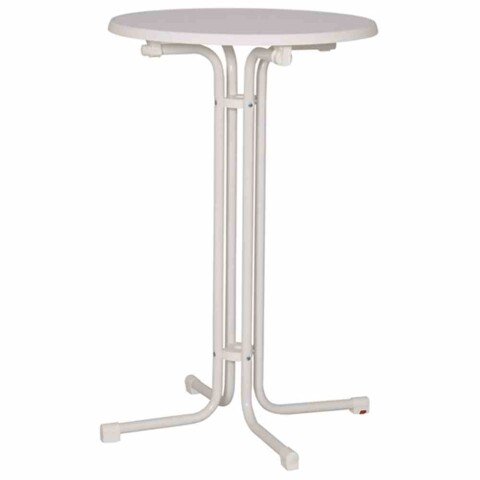 Stehtisch >MFG Stehtische< in weiß, Stahl - 85x110x85x85cm (BxHxTxD)