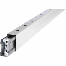 Gartenbank >Hohenzollern< in weiß, Kunststoff - 69x88x160cm (BxHxT)