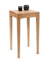 Beistelltisch >Kona< in braun, Wildeiche - 40x80x40cm (BxHxT)