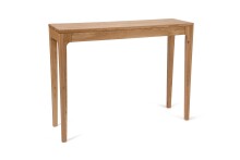 Konsole >Kona< in braun, Wildeiche massiv  - 100x80x30cm (LxHxT)
