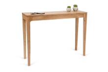 Konsole >Kona< in braun, Wildeiche massiv  - 100x80x30cm (LxHxT)