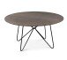 Couchtisch >Faber 2< in silber matt /schwarz - 46x90 (HxD)