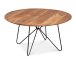 Couchtisch >Faber 2< in braun / schwarz - 46x90 (HxD)