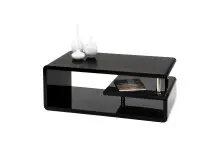 Couchtisch >5052-05< in Schwarz, MDF - 110x42x60cm...