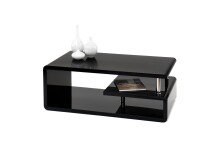 Couchtisch >5052-05< in Schwarz, MDF - 110x42x60cm...