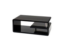 Couchtisch >5052-05< in Schwarz, MDF - 110x42x60cm (BxHxT)