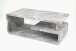Couchtisch >5052-38< in Marmor Grau, MDF - 110x42x60cm (BxHxT)
