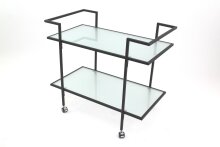 Servierwagen >5219-05< in Schwarz, Metall -...