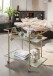 Servierwagen >5219-39< in Gold, Metall - 83x74x46cm (BxHxT)