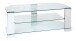 TV-Regal >6950< in Klarglas, Glas - 120x40x30cm (BxHxT)