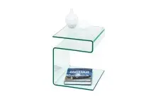 Beistelltisch >7/108-10< in Klarglas, Glas -...