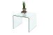 Couchtisch >7/109< in Klarglas, Glas - 60x46x60cm (BxHxT)