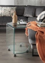 Beistelltisch >7/110< in Klarglas, Glas - 45x60x45cm (BxHxT)