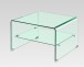 Beistelltisch >7/128< in Klarglas, Glas - 60x38x60cm (BxHxT)