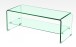 TV-Regal >7/129< in Klarglas, Glas - 110x38x60cm (BxHxT)