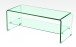 TV-Regal >7/129< in Klarglas, Glas - 110x38x60cm (BxHxT)