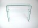 Anrichte >7/144ESG< in Klarglas, Glas - 90x75x30cm (BxHxT)