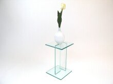 Beistelltisch >7/149< in Klarglas, Glas -...
