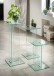 Beistelltisch >7/149< in Klarglas, Glas - 25x41x25cm (BxHxT)
